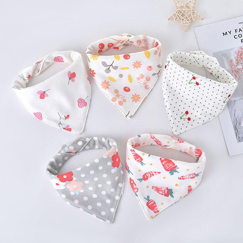 Triangle Baby Scarf for Drooling and Teething