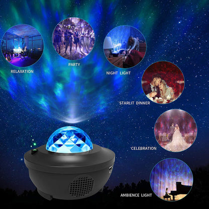 LED Star Projector Night Light for Kids
