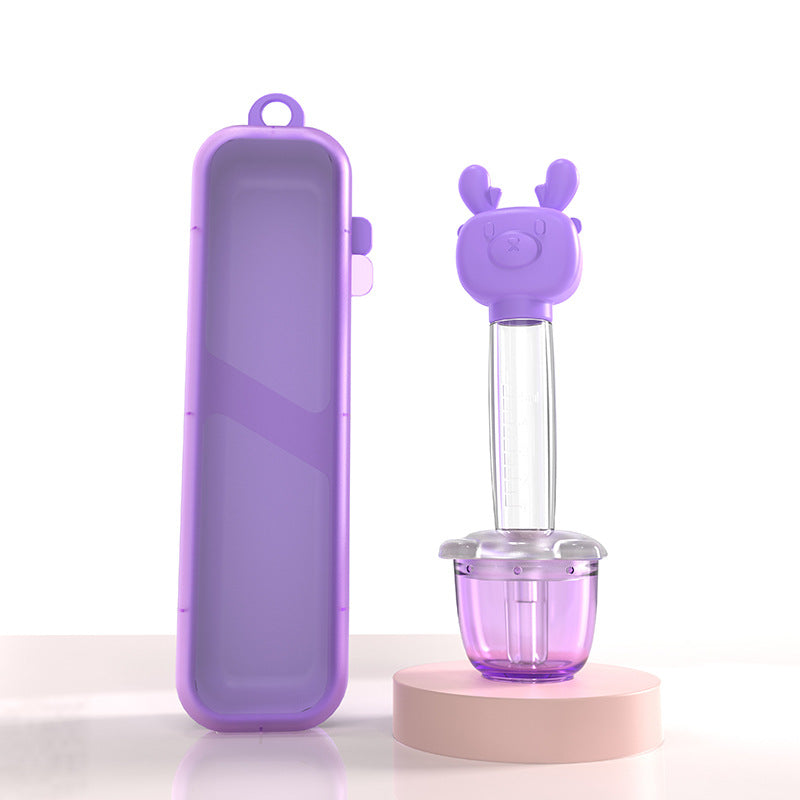 Anti-Choking Baby Syringe Medicine Feeder Device