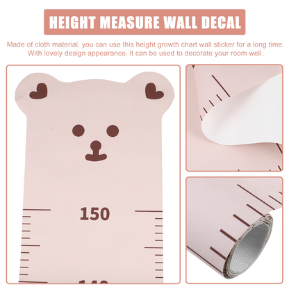 Kids Height Measurement Wall Sticker Ruler Growth Chart