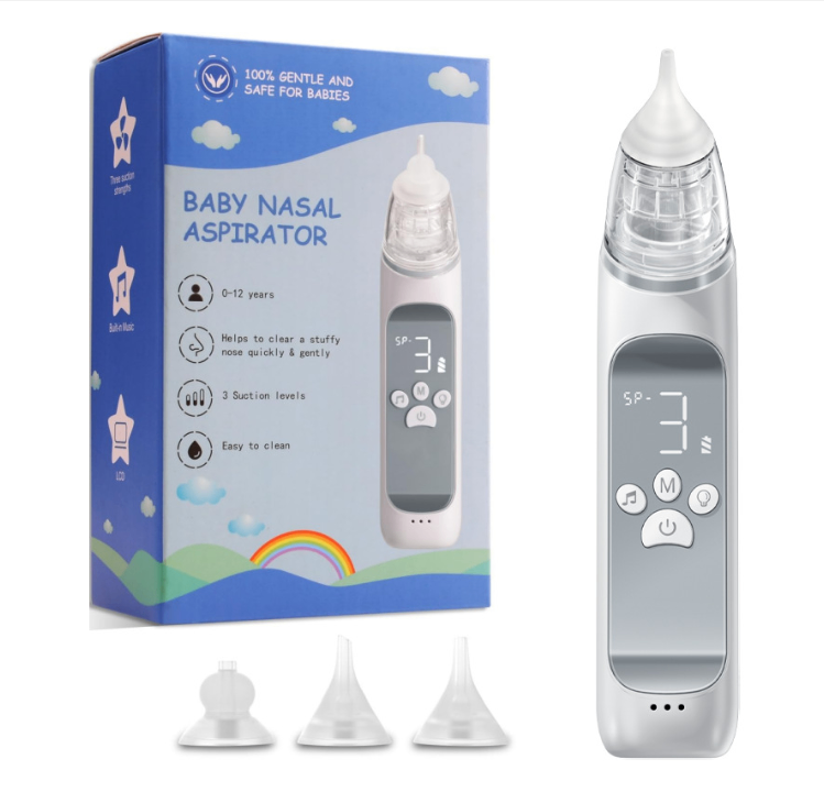 Soothing Baby Nasal Aspirator (Electric, 3 Suction Modes)
