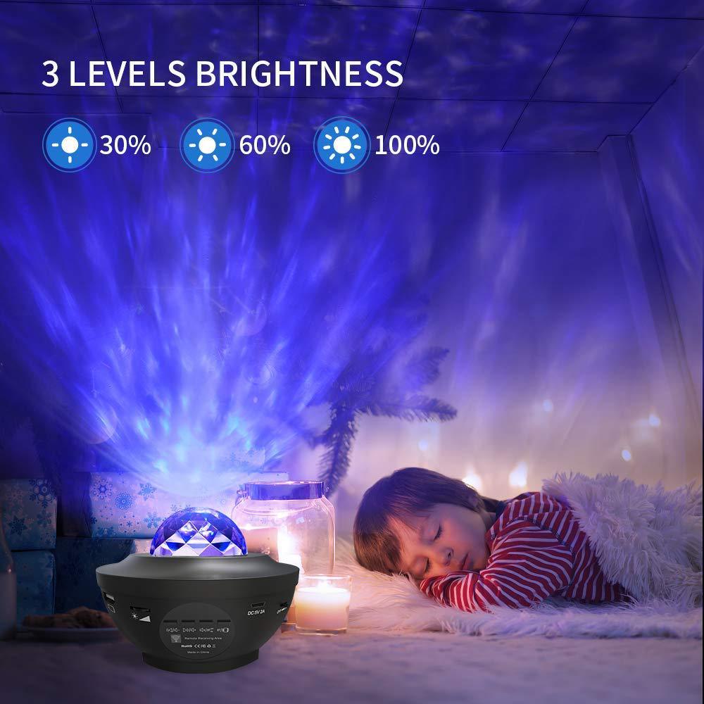 LED Star Projector Night Light for Kids